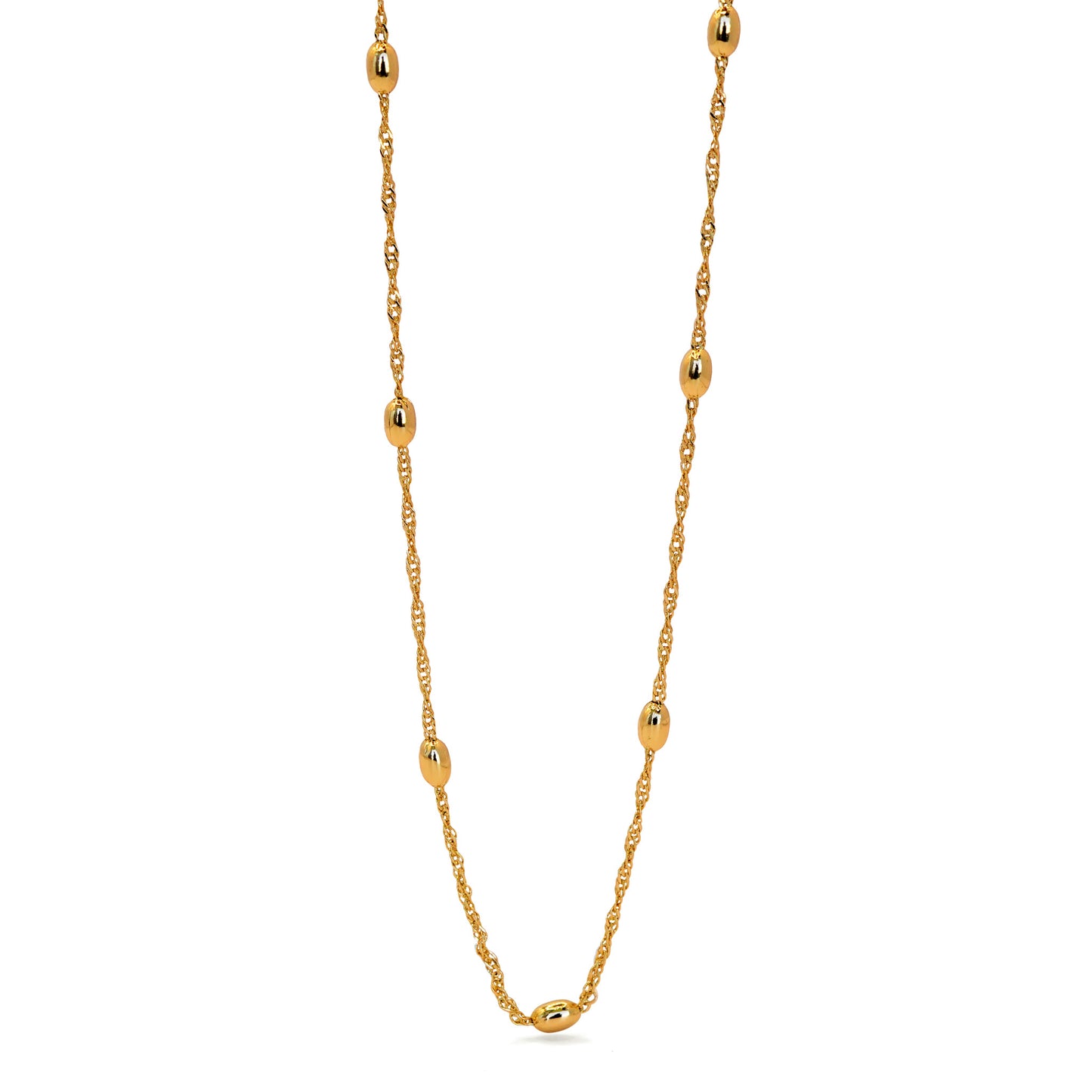 Collar Nadia dorado - Oasis Blanco