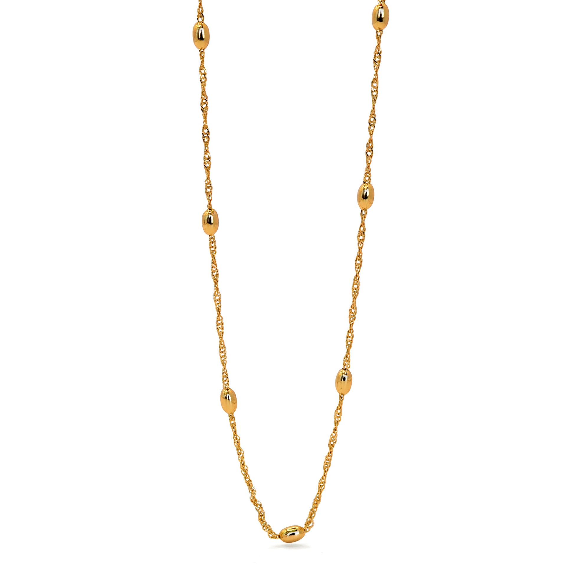 Collar Nadia dorado - Oasis Blanco