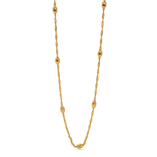 Collar Nadia dorado - Oasis Blanco
