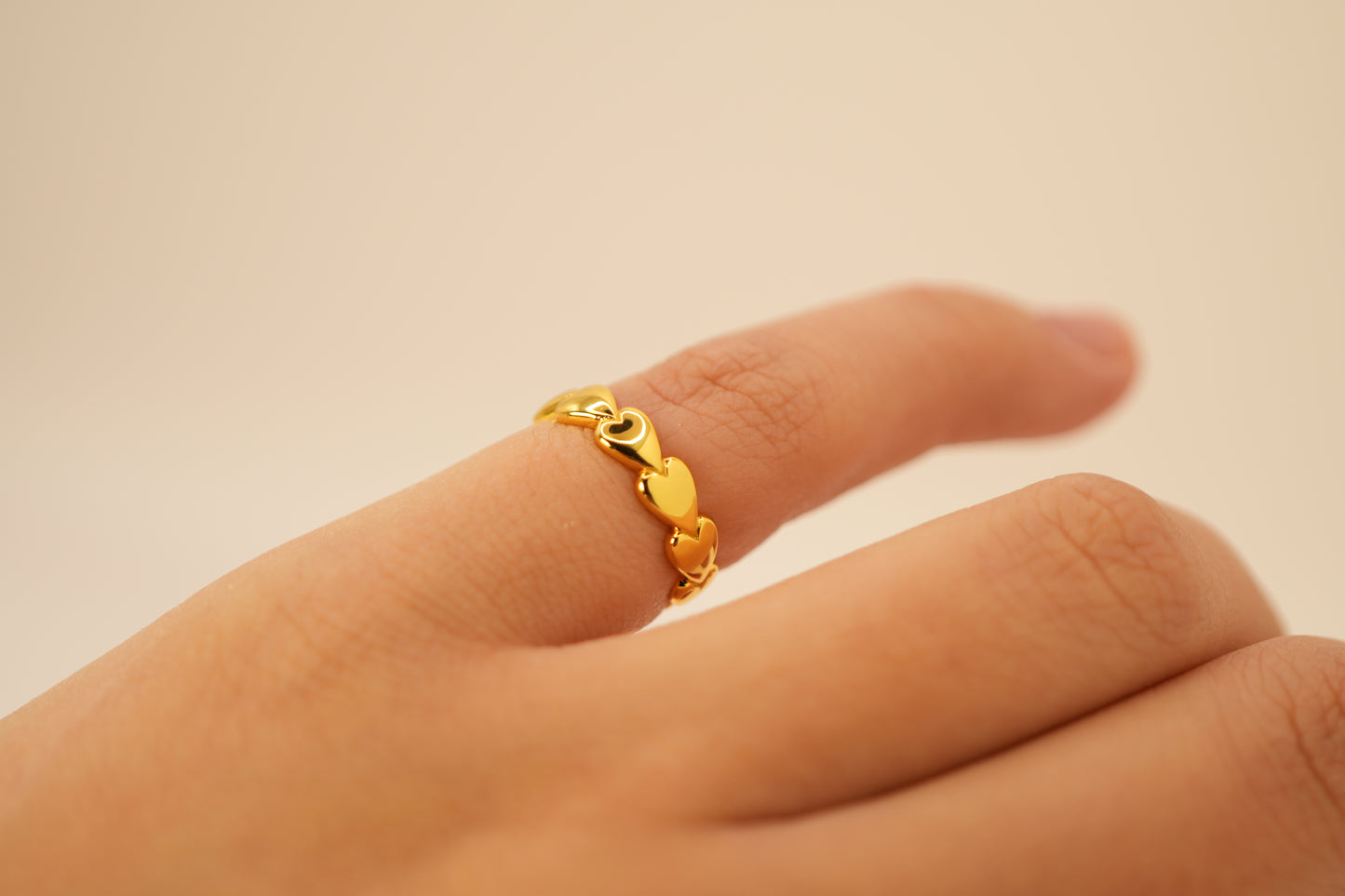 Anillo Qalbi - Oasis Blanco