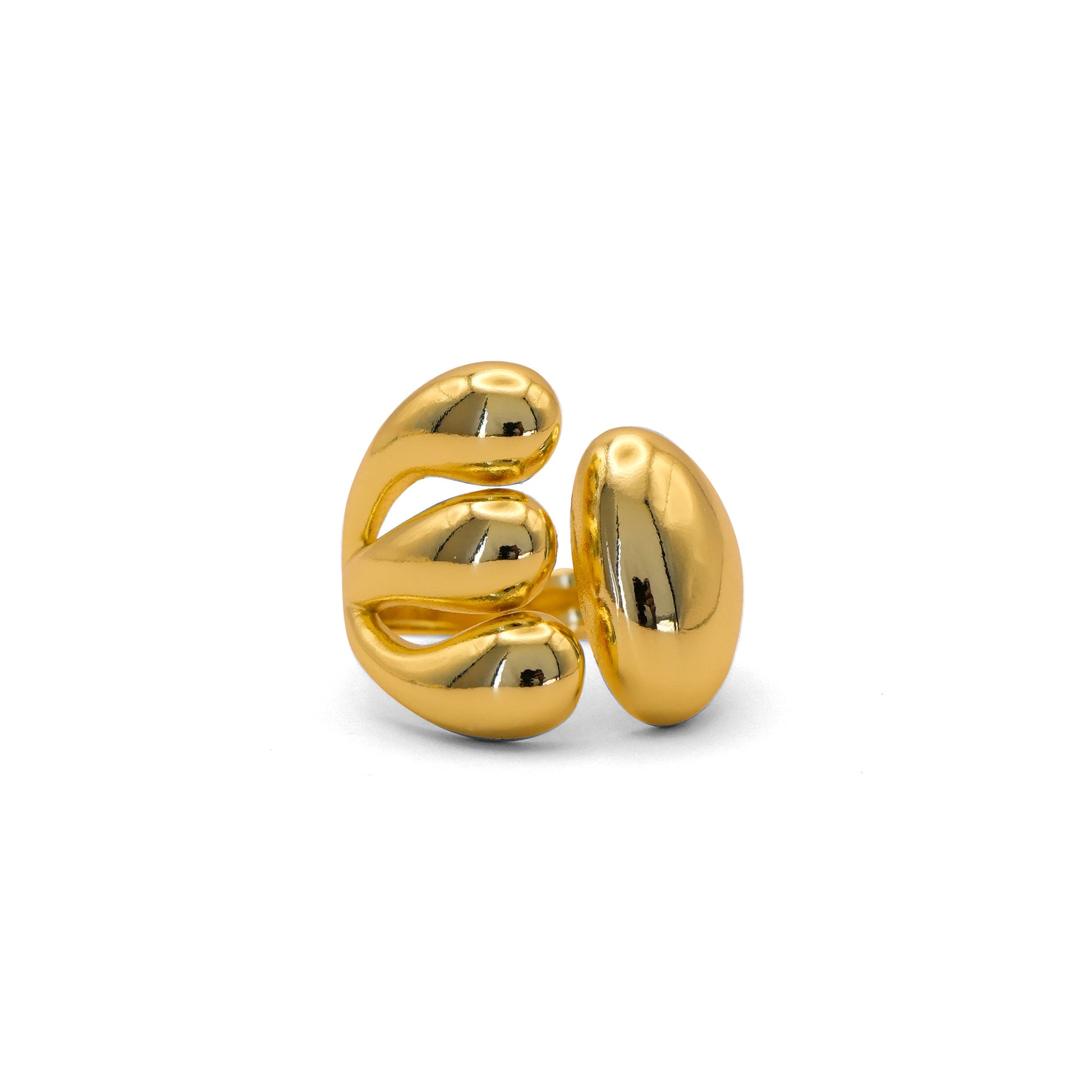 Anillo Errai Dorado - Oasis Blanco