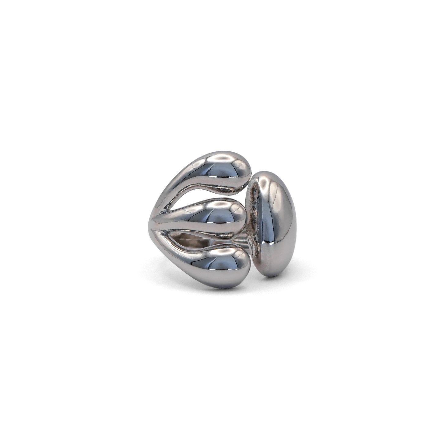 Anillo Errai  plateado - Oasis Blanco