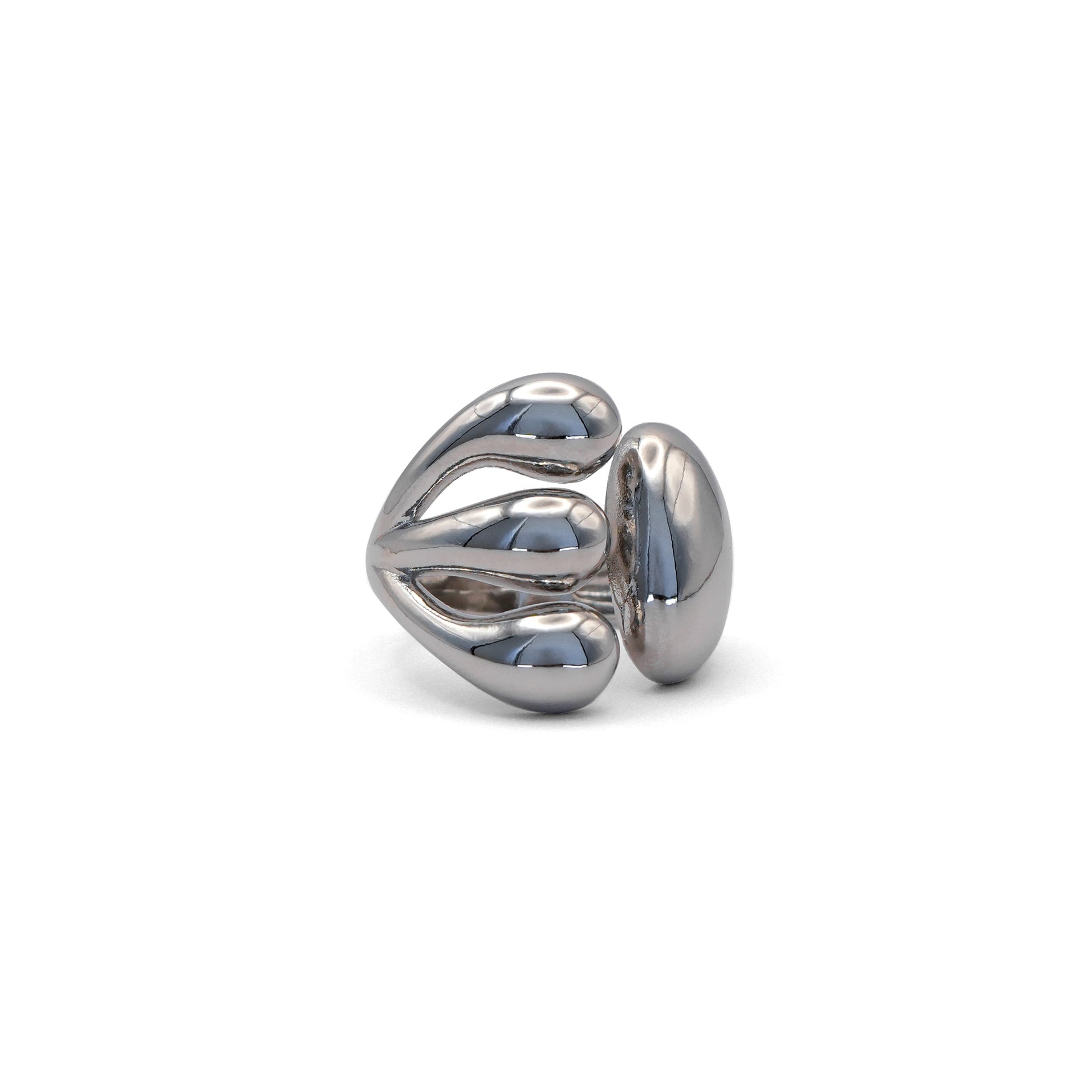 Anillo Errai  plateado - Oasis Blanco