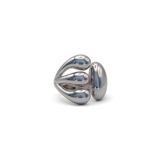 Anillo Errai  plateado - Oasis Blanco