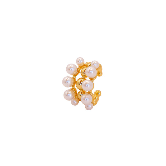 Ear Cuff Samira - Oasis Blanco