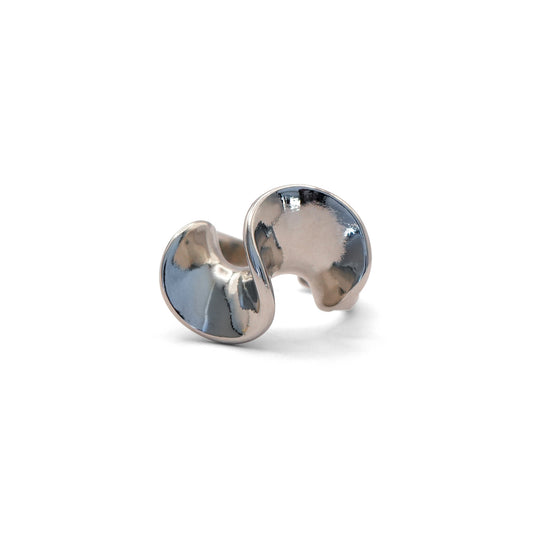 Anillo Shadi Plateado - Oasis Blanco