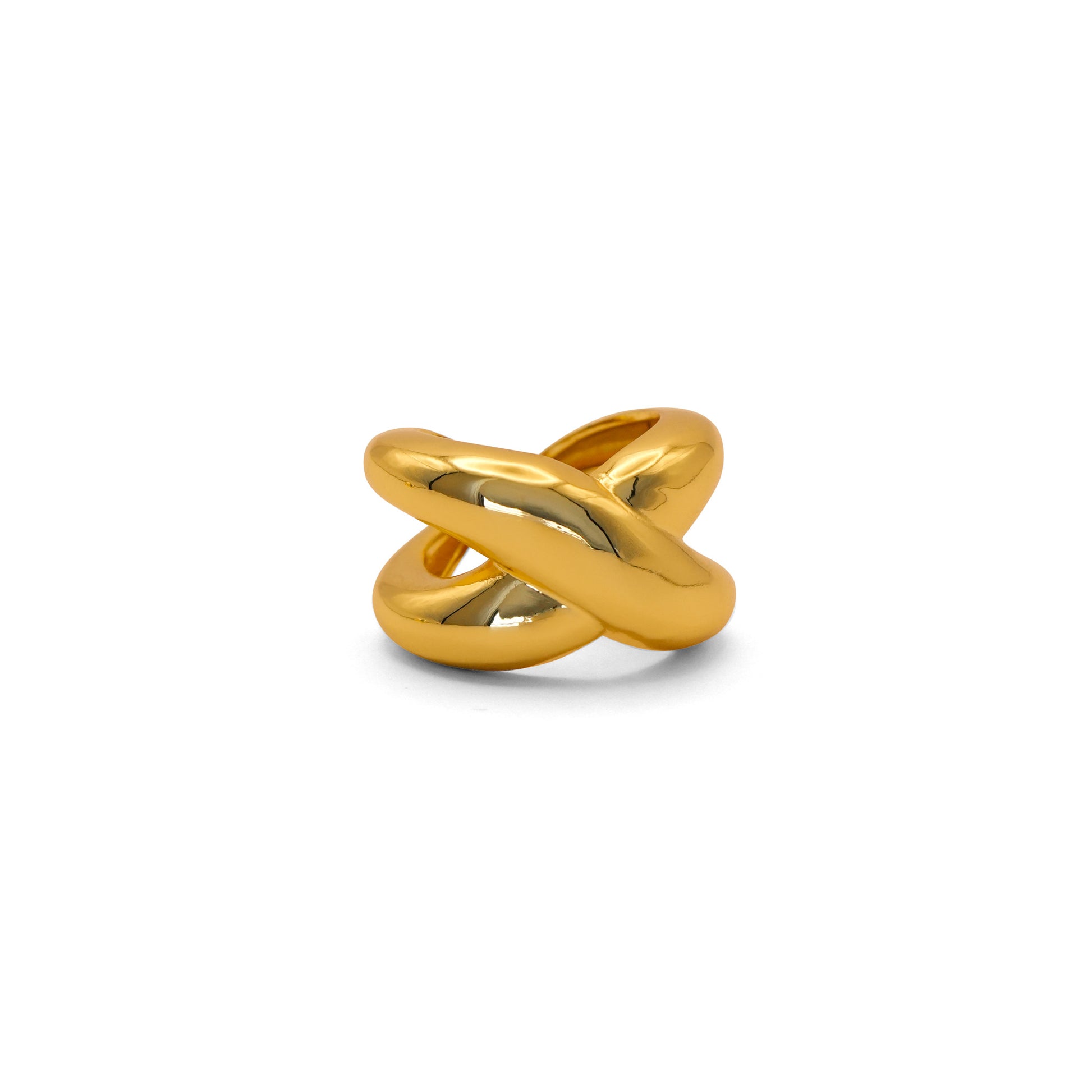 Anillo Sharit Dorado - Oasis Blanco